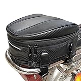 Motorrad-Hecktasche, Sitztasche, wasserdicht, Gepäcktasche, Motorrad-Satteltaschen, multifunktional, PU-Leder, Fahrradtasche, Sportrucksack, 15 Liter