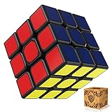 SPLAKS Zauberwürfel 3x3x3 magische Würfel original Speed Cube mit einstellbar Dreheigenschaften für Cornercutting Speed-Cubing