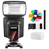 Neewer TT560 Flash Speedlite 12 Farbfilter-Kit für Canon, Nikon, Panasonic, Olympus, Pentax und Anderen DSLR-Kameras, Hartschalen-Diffusor