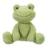 Apricot Lamb – Kuscheltier Frosch 23 cm – Plüsch Spielzeug Plüschtier für Kinder und Baby – Flauschiger Stofftier zum Spielen, Sammeln & Kuscheln – Gemütliches Schmusetier – grün Frosch