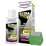 Paranix Extra stark, 5 Minuten – Läuse- und Langsamlotion, 100 % effektiv, 2-in-1: behandelt und schützt – 100 ml – dünner Metallkamm im Lieferumfang enthalten