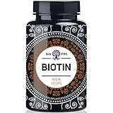 DiaPro® Hochdosierte Biotin-Tabletten mit 10 mg Biotin pro Tablette Auch als Vitamin B7 bzw. Vitamin H bekannt 365 Stück Jahresvorrat. 100% Vegan Laborgeprüft