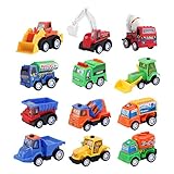 12x Spielzeugset Kleine Spielzeug Bagger Baustellenfahrzeuge Kinder Autos Spielzeug Jungen Madchen Geschenkset