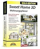 Sweet Home 3D Wohnungsplaner - mit zusätzlichen 1.100 3D Modelle und gedrucktem Handbuch, ideal für die Architektur, Haus und Wohnplaner - für Windows 11-10-8-7-Vista-XP & MAC