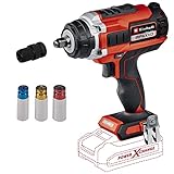 Einhell Professional Akku-Schlagschrauber IMPAXXO 18/400 Power X-Change (Li-Ion, 18 V, 400 Nm, 3-Gang-Getriebe, Bürstenloser Motor, ohne Akku und Ladegerät) Rot/Schwarz