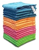 Vileda Mikrofasertücher Colors, 20er Set, Allzwecktücher Multipack, 30 x 30 cm, mehrfarbig