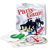 HONGECB Twisting Spiele, Bodenspiel mit Spielmatte, Twisting Game für Kinder & Erwachsene, Teamspiel, Familienspiel, Partyspiel, lustiges Spiel für Kindergeburtstage, 2-4 Personen