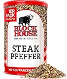 Block House Steak Pfeffer mit schwarzem Pfeffer 200g - Gewürzmischung in Restaurantqualität