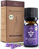 Heldengrün® BIO Lavendelöl [100% NATURREIN] - Lavandula Angustifolia - Ätherische Öle Bio - Beruhigendes & wohltuendes Aromaöl - Lavendelöl Bio aus Griechenland - Lavendelöl ätherisch