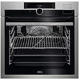 AEG BSE998230M Einbaubackofen / SteamPro - Multidampfgarer + SousVide / WiFi / Steamify Dampfautomatik / Sprachsteuerung / Kerntemperatursensor / Dampfreinigung / SoftClosing / TFT-Farbdisplay / A++