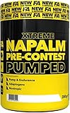 FA Nutrition Xtreme Pre-Contest Napalm Pumped | Pre-Workout Booster | Geschmack: Dragon Fruit - 350 g