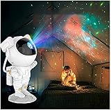 Astronaut Sternenhimmel Projektor, Spaceman Sternenhimmel Lichter ,Ozeanwellen Projektor Nachtlicht,Romantische Atmosphäre Lampe 360°Drehen Perfekt für Party,Familientreffen