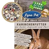 Lyra Pet® 20 kg Kaninchenfutter für Zucht, Aufzucht & Mast Kaninchen Hase Futter