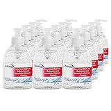 dulgon Hand Hygiene Gel beseitigt 99% der Bakterien & spezielle Viren - 12er Pack Hand Gel Pure 300 ml bakterizid & begrenzt viruzid mit Spender für unterwegs - Handdesinfektionsgel antibakteriell