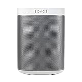 Sonos Play:1 Smart Speaker (Kompakter und kraftvoller WLAN Lautsprecher für unbegrenztes Musikstreaming – Feuchtigkeitsbeständiger Multiroom Lautsprecher) weiß