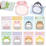 24 Stück Mini Haftnotizen Set, Tiere Haftnotizen, Mini Haftnotizen Sticky Notes, Selbstklebende Notizzettel Klebezettel, für Schule, Büro Memo, Schüler Kindergeschenke, Party Taschen Füller