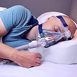 oxyhero CPAP-Kissen - höhenverstellbar, mittelweich, für alle CPAP-Masken geeignet, aus druckabsorbierendem High-Tech-Memoryschaum