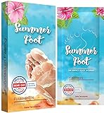 Summer Foot Premium Hornhaut-Socken - Hornhaut Fußmaske - Maske für weiche Füße - effektive Fußpflege - dermatologisch getestet