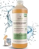 NEU: Heldengrün® Rohrreiniger Pro [ROHRFREI-GARANTIE] Extra starker Abflussreiniger mit Power-Haar-Formel - Hocheffektiv & schonend gegen Haare & Verstopfungen - Biologisch abbaubar - Abflussfrei 1l