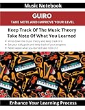 Music Notebook Guiro Take Note And Improve Your Level Keep Track Of The Music Theory Take Note Of What You Learned Enhance Your Learning Process