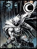 1art1 Moon Knight Poster The Moon God Bilder Leinwand-Bild Auf Keilrahmen | XXL-Wandbild Poster Kunstdruck Als Leinwandbild 80x60 cm