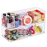 Withosent Kosmetik Organizer Set of 2, Acryl Schlafzimmer Schminktisch Organizer Stapelbar Kosmetik Schmink Aufbewahrung, Make Up Organizer