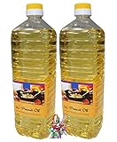 yoaxia ® - 2er Pack - [ 2x 1000ml ] Erdnussöl / Arachide Olie / Peanut Oil + ein kleines Glückspüppchen - Holzpüppchen