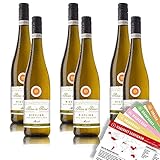 Weisswein Peter & Peter Riesling Steillage Mosel QbA, lieblich, sortenreines Weinpaket (6 x 0,75 l)