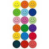 Oblique-Unique 180 Bunte Smiley Face Stickers ø 2cm - Lächlen - Freude - Belohnung