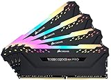 Corsair Vengeance RGB Pro 128GB (4x32GB) DDR4 3200 (PC4-25600) C16 Desktop Speicher - Schwarz