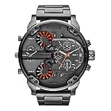 FENKOO Männer Uhrquarz wasserdichte Sport-Uhr-Kalender echtem Edelstahl Armbanduhr montre reloj relogio