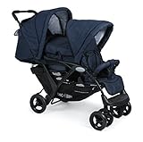 CHIC 4 BABY 274 52 Geschwisterwagen Duo, Jeans navy, blau