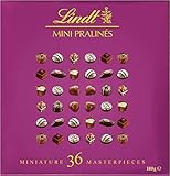 3x Lindt Mini-Pralinen XL, Schachtel mit verschiedenen Pralinen Größe 180 g