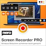 Nero Screen Recorder PRO 365 | Bildschirmaufnahme am PC | 4K | Video, Audio, Webcam aufnehmen | Tutorials, Gameplays erstellen | Jahreslizenz | 1 PC | Software für Windows 11 / 10