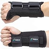 Karpaltunnel Handgelenkstütze mit Metallschiene-Stabilisator - Rechte Hand (L/XL) - Zur Linderung von Tendinitis Arthritis Schmerzen im Karpaltunnel - Kürzere Erholungszeit für Männer Frauen