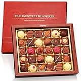 Pralinenbote – Pralinenwelt Klassiker mit 30 handgefertigten Pralinen deutscher Chocolatiers, das Pralinen Geschenk