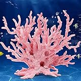 Aquarienpflanzen Coral Fish, Kunststoff Korallen, Kunstharz Korallen Aquarium, Korallen Aquarium Dekorationen, Künstliche Korallenverzierung Dekoration, Geeignet für Aquarien, Gärten, Hotels