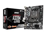 MSI Mainboard AM4 Micro ATX AMD A320 A320M-A PRO, AMD, Athlon, AMD Ryzen, DDR4-SDRAM, DIMM, 1866, 2133, 2400, 2667, 2933, 3200 MHz