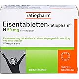 Eisentabletten-ratiopharm N 50 mg Filmtabletten, 100 St