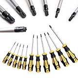 CCLIFE 11tlg TX Schraubendreher Set Torx Magnetische Sternschraubenzieher Satz Schraubenzieher T6-T40