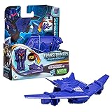 Transformers Spielzeug EarthSpark 1-Step Flip Changer Soundwave Action-Figur (10 cm), Roboterspielzeug für Kinder ab 6