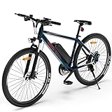 ELEGLIDE M1 E-Bike Damen Herren E-Mountainbike 27.5 Zoll 250W Elektrofahrrad mit 36V 7.5Ah Abnehmbarer Lithium-Ionen-Akku, EU-konform E Fahrrad 21 Gänge & Hinterradmotor, LED Licht & Sportsattel