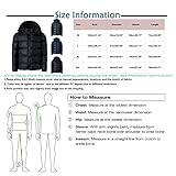 YunYoud Herren Baumwolljacke mit Kapuze Winter Jacke Gefütterte Übergangjacke Steppjacke Tasche Abnehmbarer Mütze Winterjacke Leicht Herbstjacke Zip Wärm Freizeit Basic Casual Outdoorjacke Männer