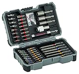 Bosch Professional 43tlg. Schrauber Bit Set Extra Hart (Kreuzschlitz-, Pozidriv-, Hex-, T-, TH-, S-Bit, Zubehör Bohrschrauber und Schraubendreher) (43 Stück) 1er Pack