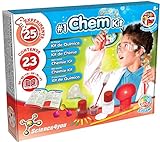 Science4you - Mein Erster Experimentierkasten, EIN Chemiebaukasten - Forscherset fur Kinder mit 25 Experimenten: Chemielabor met Molekülbaukasten Lernspiel fur Kinder ab 8 Jahre