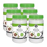 6 x borchers Stevia Streusüße | Alternative zu Zucker | Kalorienarm | Süßungsmittel | 75 g