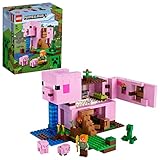 LEGO 21170 Minecraft Das Schweinehaus Bauset mit Figuren: Alex und Creeper