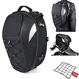 Hecktasche Motorrad,Hecktasche Motorrad Wasserdicht,Motorrad-Sitztasche,Motorrad Rucksack Wasserdicht Gepäck Taschen Motorrad Helm Tasche Aufbewahrungstaschen