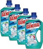 Der General Universal Bergfrühling, Allzweckreiniger, 4 x 750 ml, Universalreiniger für hygienische Sauberkeit