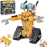 Sillbird Roboter Kinder Programmierbar and Ferngesteuerter, APP und Fernbedienung Technik Roboter Bausatz | Mint Roboter Bauspielzeug Geschenk für Kinder ab 8-12 Jahren für Jungen